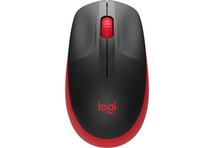Мышь Logitech M190 910-005908 (черный/красный) по безналичному расчету