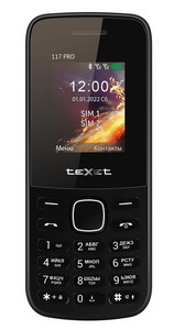 Кнопочный телефон Texet TM-117 4G PRO